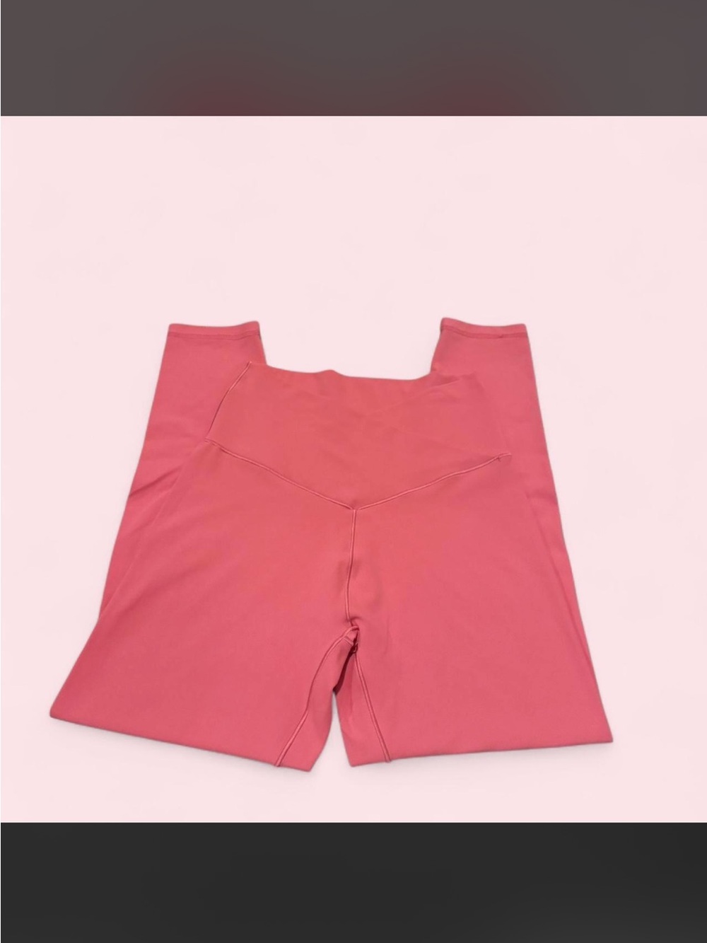 High-Waist Coral Pink Leggings
